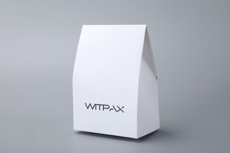 Custom shaped folding cardboard box