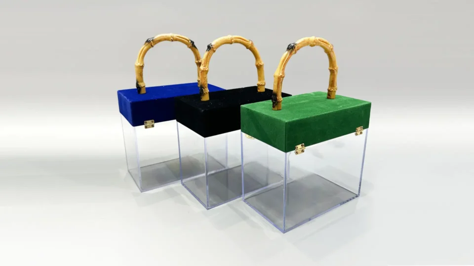 custom acrylic flip top box