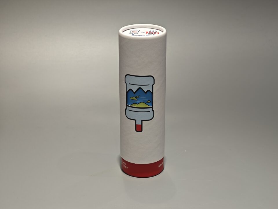 handmade cylinder food box