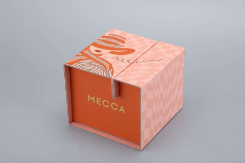 Handmade folding paper box