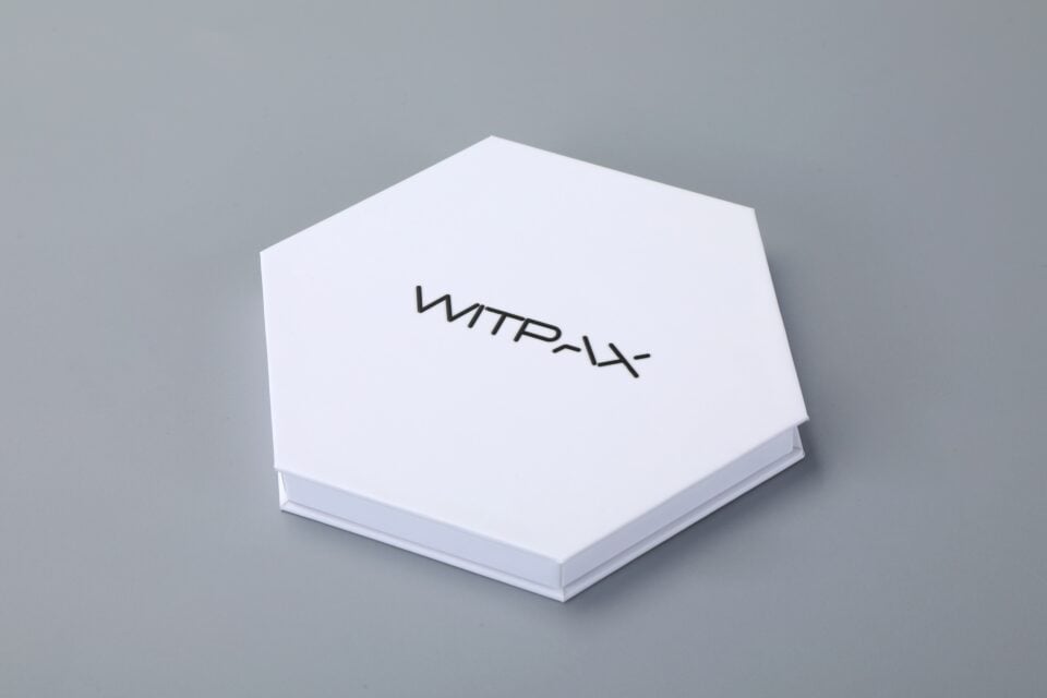 Hexagon book style rigid boxes